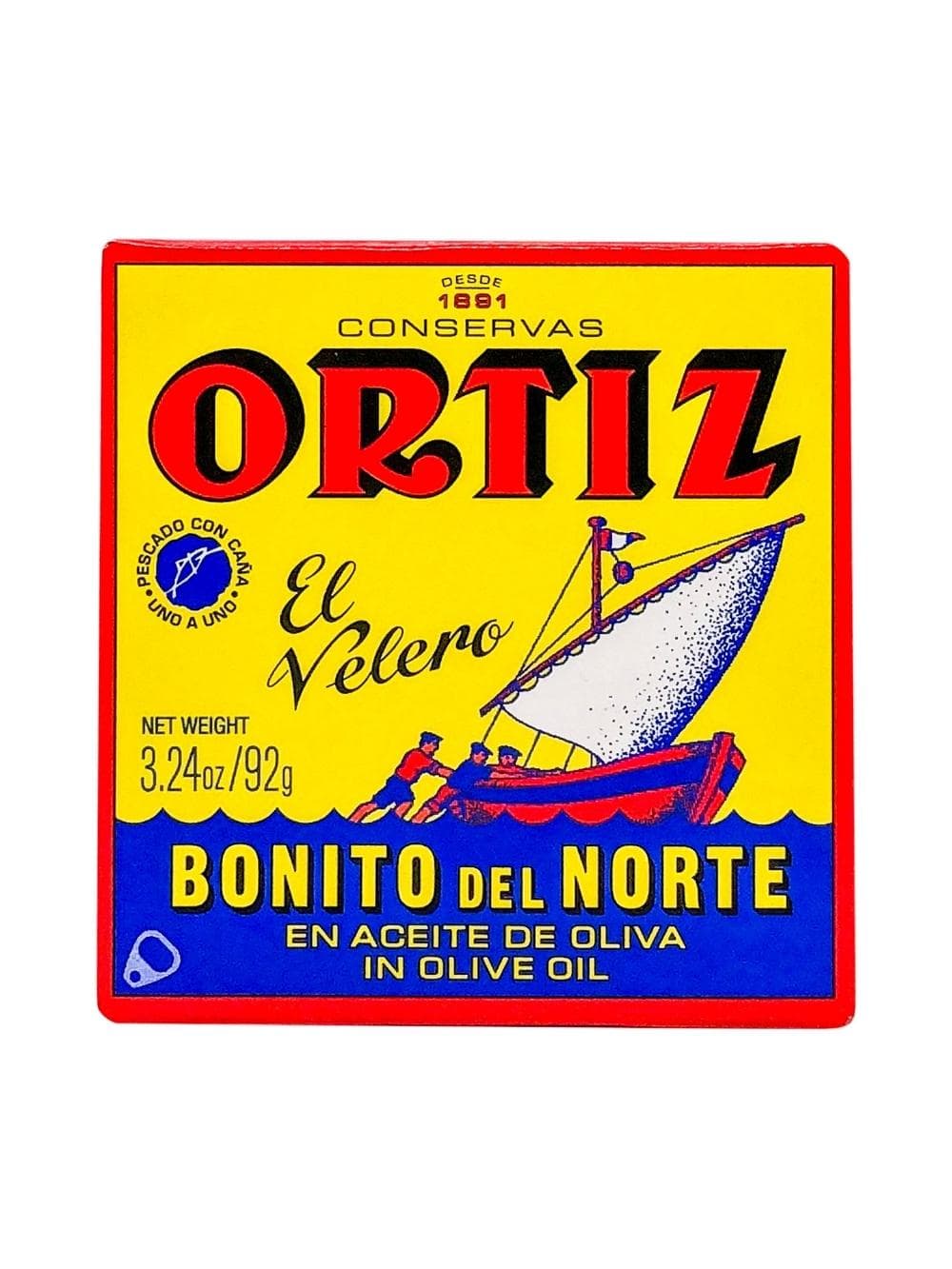 Hvid Tun Ortiz 92g