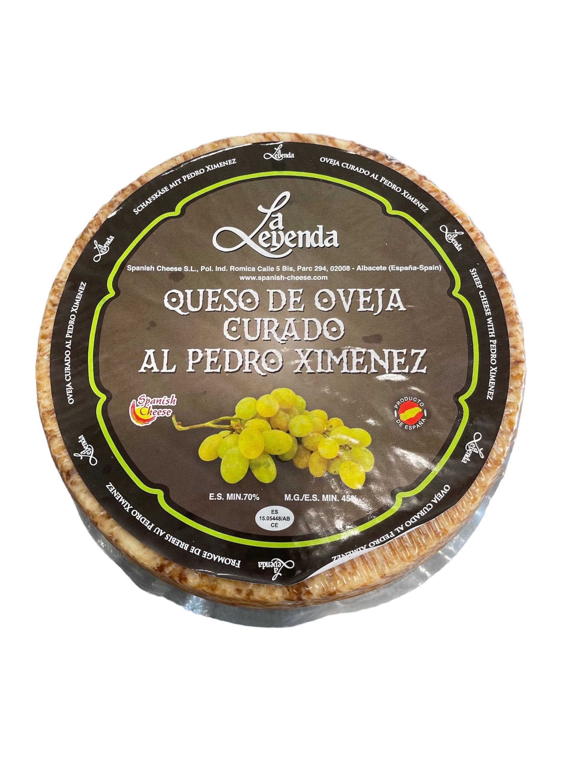 Fåreost med Pedro Ximenez