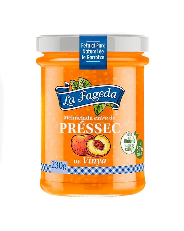 Ferskenmarmelade La fageda