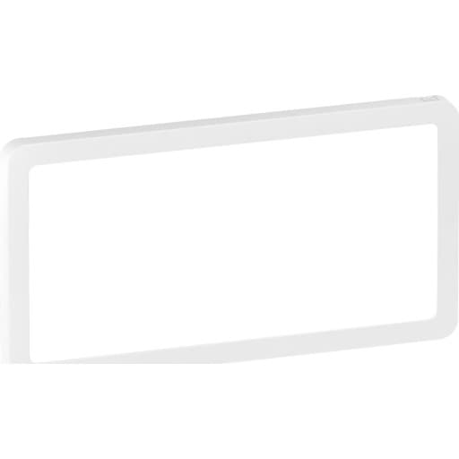 LK Fuga Slim designramme, 1x2 modul, hvid