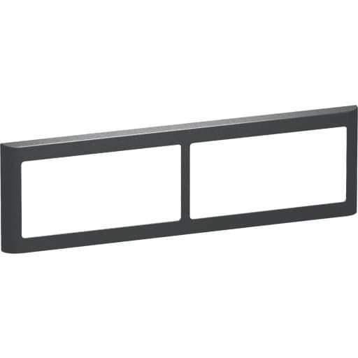 LK Fuga Soft 63 ramme, 2x2 modul, koksgrå