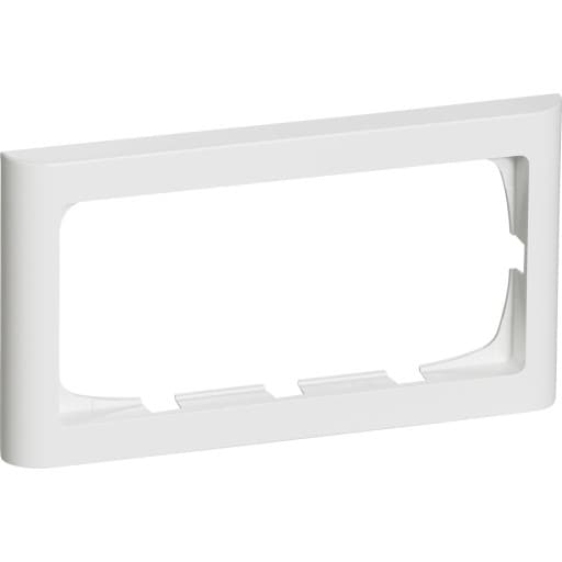 LK Fuga Softline 63 ramme, 2 modul, vandret, hvid