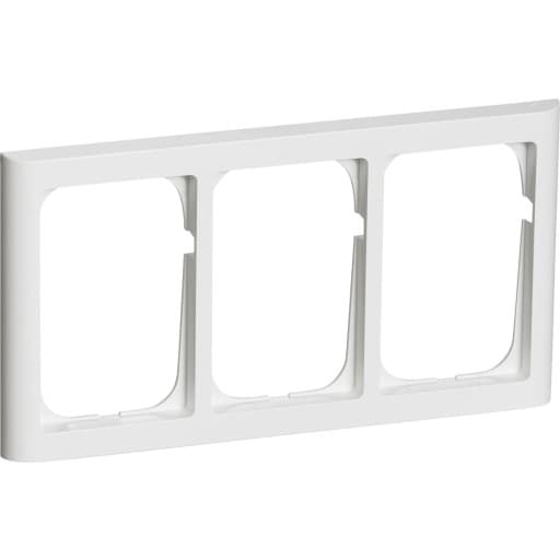 LK Fuga Softline 63 ramme, 3x1,5 modul, hvid