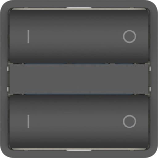 LAB3D Zigbee kontakt/lysdæmper til LK Fuga, tænd/sluk - koksgrå