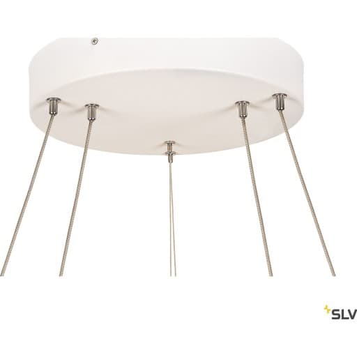SLV One Double pendel, hvid, Ø60 cm