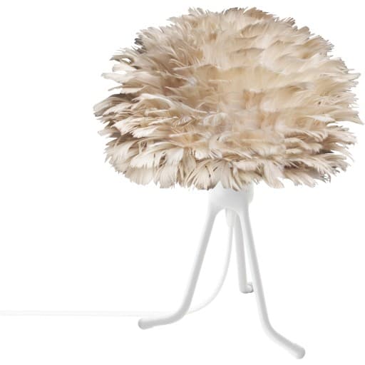 Umage Mini Eos fjer bordlampe, brun