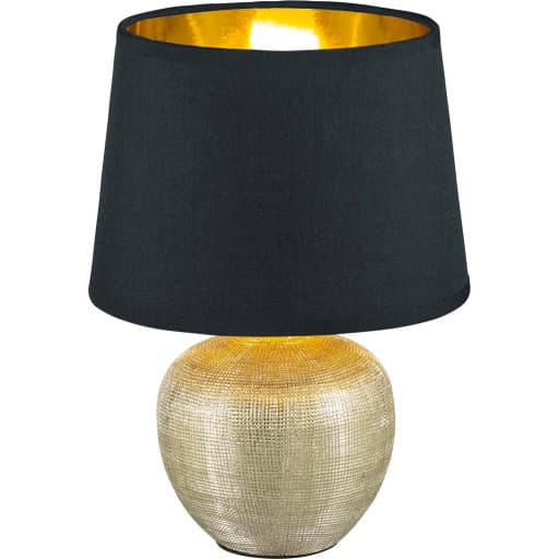 Trio Lighting Luxor bordlampe, guld, 26 cm