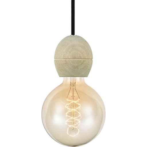 Halo Design fatningssæt, lyst træ
