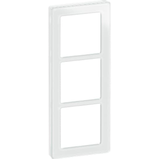 10 stk LK Fuga Pure 66 designramme, 3 modul, hvid