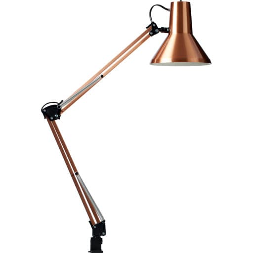 Nielsen Light Jensen arkitektlampe, kobber
