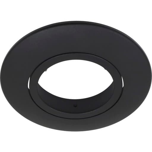 Nordtronic rund front til Quick Install G2 og Uni Install G2 spots, sort