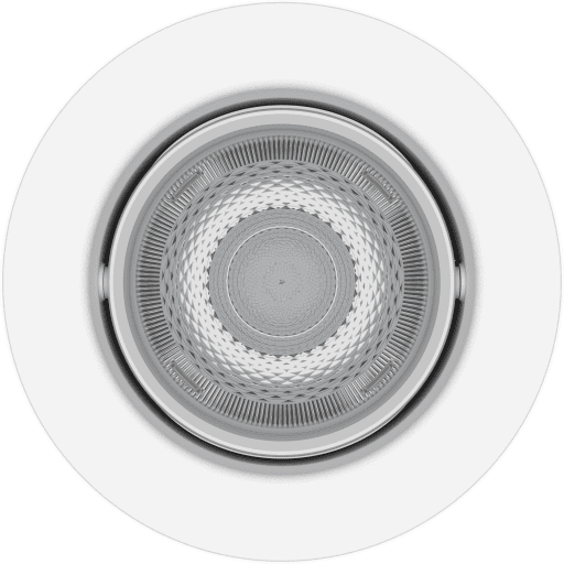 Philips myLiving Impala indbygningsspot, hvid