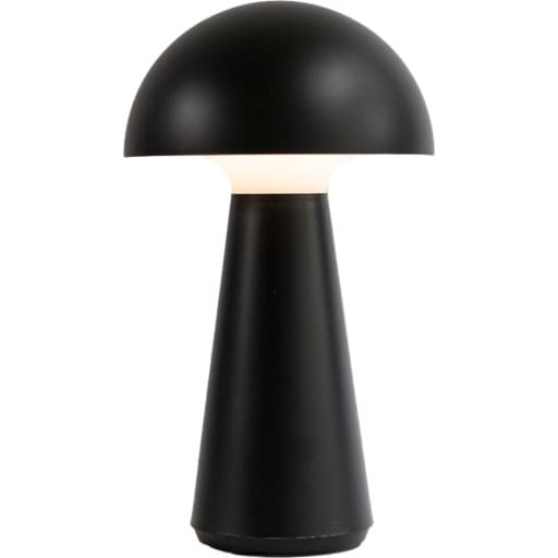 4 stk Sirius Sam genopladelig bordlampe, sort