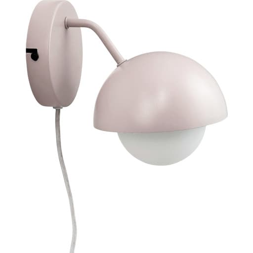 Dyberg Larsen Rose væglampe, beigelyserød