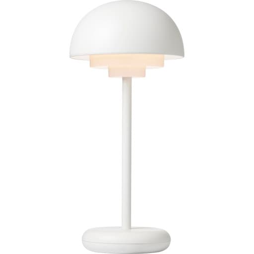Nielsen Light Toscana genopladelig bordlampe, hvid