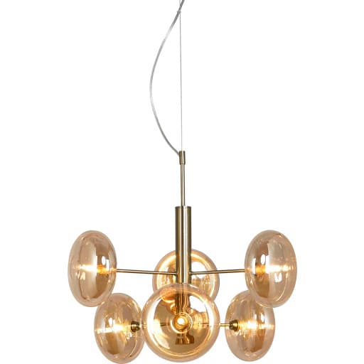 Nielsen Light Continental lysekrone, antik messing