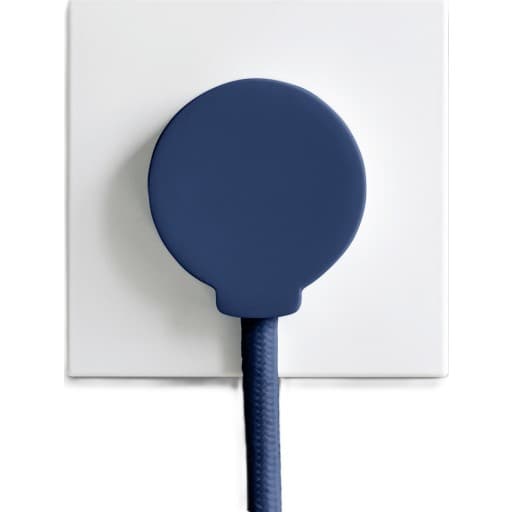 Norm F stikprop, schuko, med jord, blå