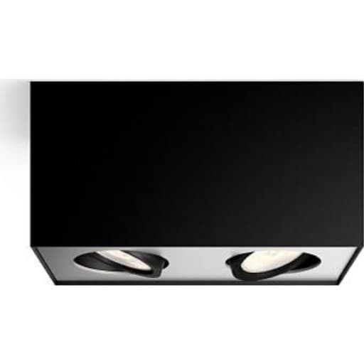 Philips myLiving Box Special påbygningsspot, sort