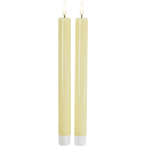 Sirius Sille LED kronelys, batteri, gul