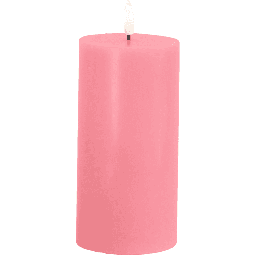 6 stk Sirius Sille LED bloklys, batteri, rosa