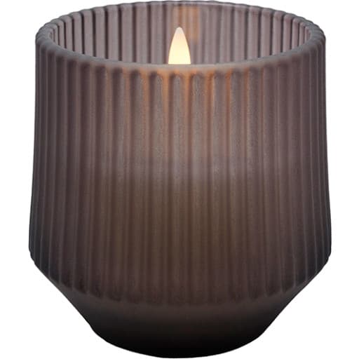 4 stk Uyuni LED duftlys, røgfarvet