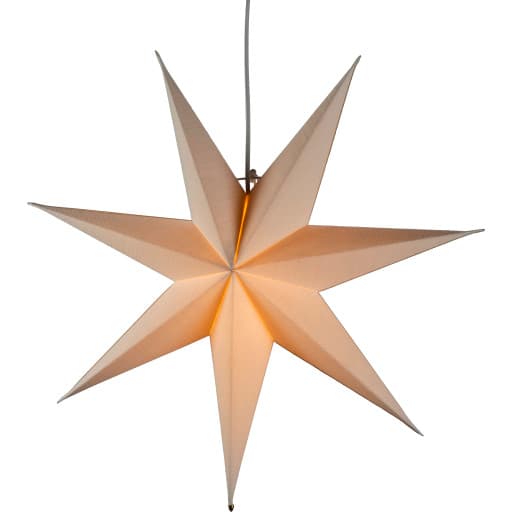 Konstsmide julestjerne med lys, 78 cm