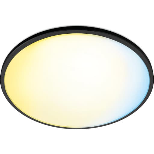 Wiz Superslim plafond, sort