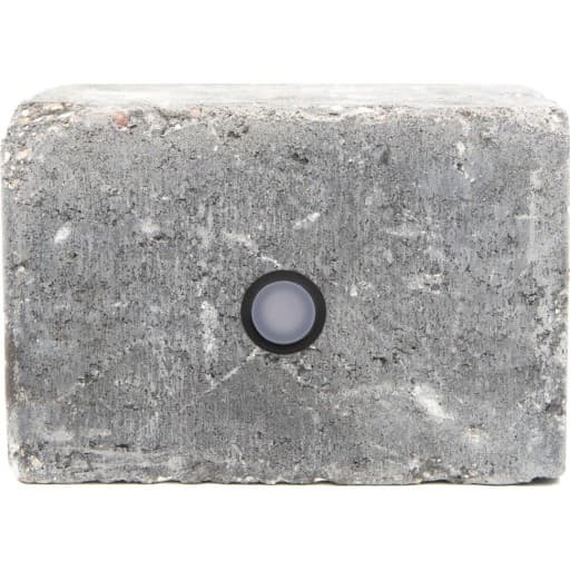 Light By Juhl holmegaardsten kantblok med Cosmos sort spot, 14x21x14 cm, antracit