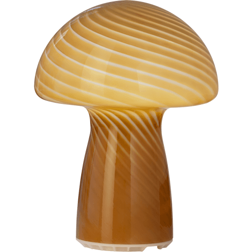 Veli Line Mushroom genopladelig bordlampe, brun