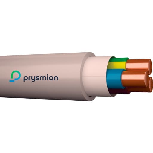 100 meter Afumex installationskabel 3x2,5 mm², 100 meter