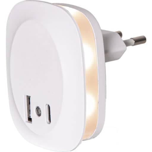 Star Trading vågelampe med sensor & USB A & C