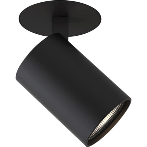 Astro Ascoli Flush påbygningsspot, sort