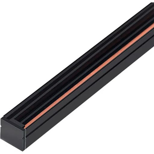 Ecofoss Click strømskinne, sort, 60 cm