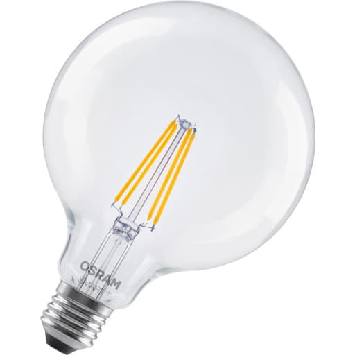 Osram Smart+ E27 globepære, 2700K, 6W