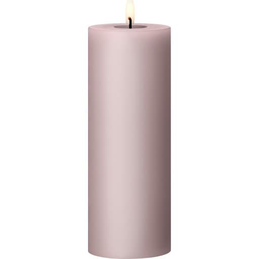 Ester & Erik LED bloklys, lyserød, 20 cm