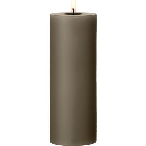Ester & Erik LED bloklys, brun, 20 cm