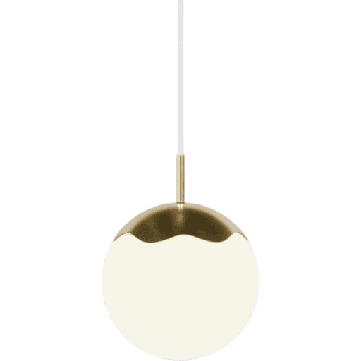Rebello Decor Circle of life pendel, hvid ledning, Ø20 cm
