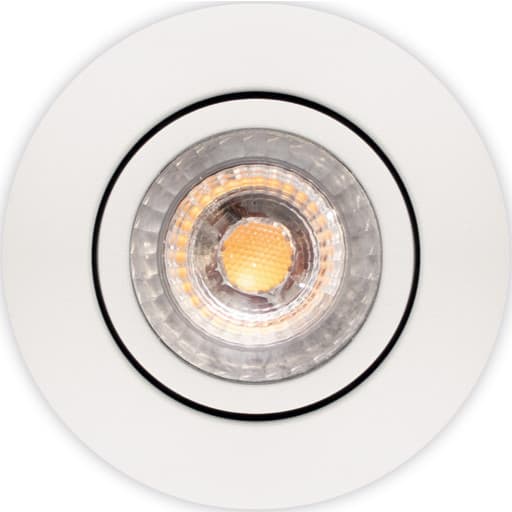 Scan Products Luna Low Profile 2.0 indbygningsspot, 3000K, mat hvid, 6 stk