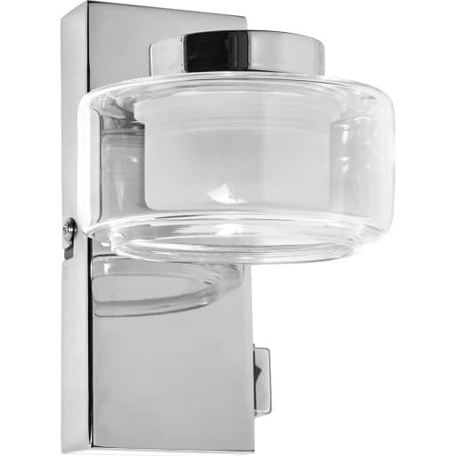 Osram Orbis Flame væglampe, 3000-4000K, krom