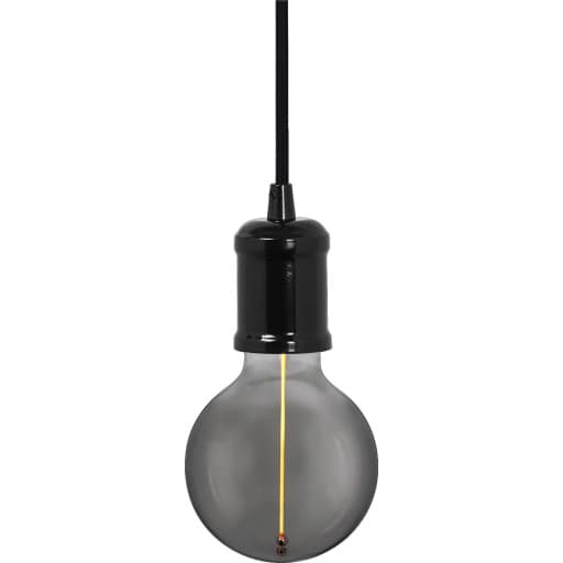 Osram Vintage 1906 Bobbin fatningssæt, sort