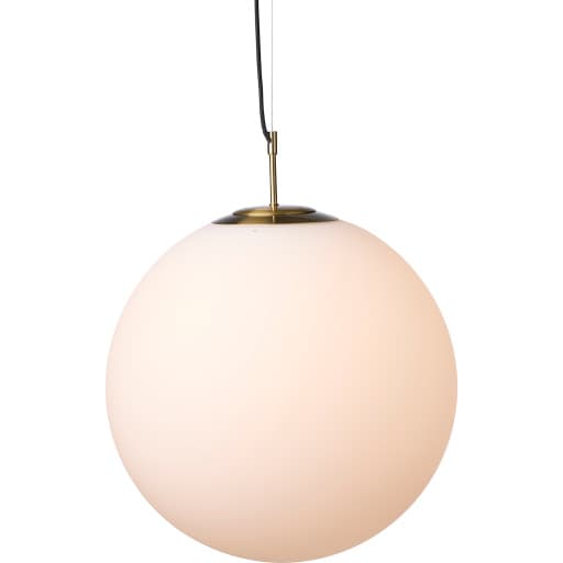 Nielsen Light Nora cafependel, opal/messing, Ø50 cm