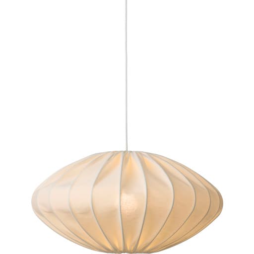 Nielsen Light Jasmin Ellipse pendel, hvid ledning, hvid