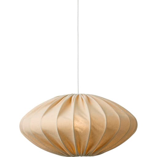 Nielsen Light Jasmin Ellipse pendel, hvid ledning, sand