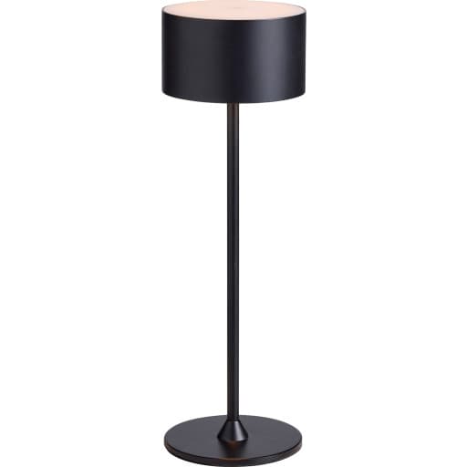 Nielsen Light Bistro genopladelig bordlampe, sort